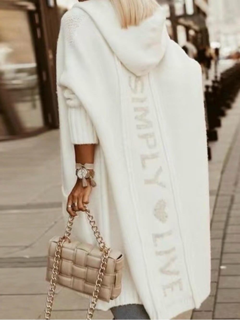 Simply Live Hooded Knit Cardigan